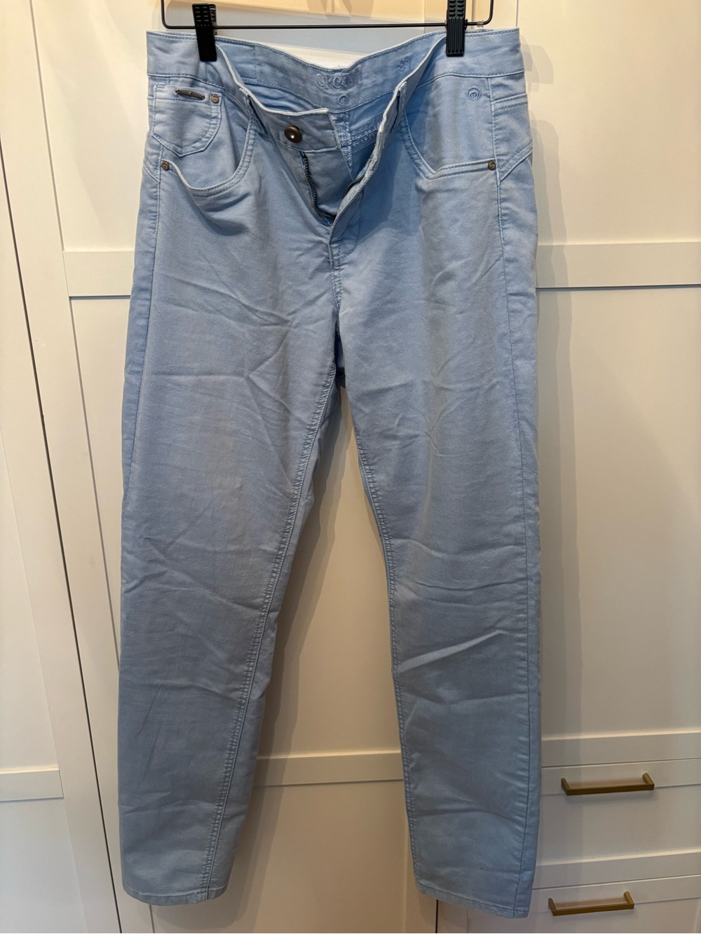 Light Blue Casual pants